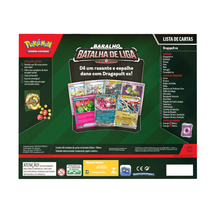 (PT-BR) Pokémon Baralho Batalha de Liga Dragapult ex - Imagem 2