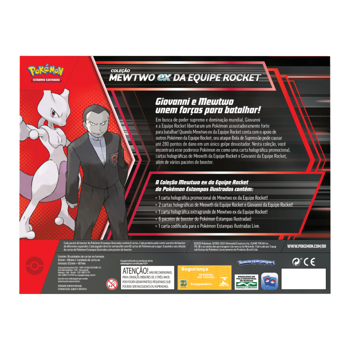 (PT-BR) Pokémon Box Mewtwo ex da Equipe Rocket - Imagem 2