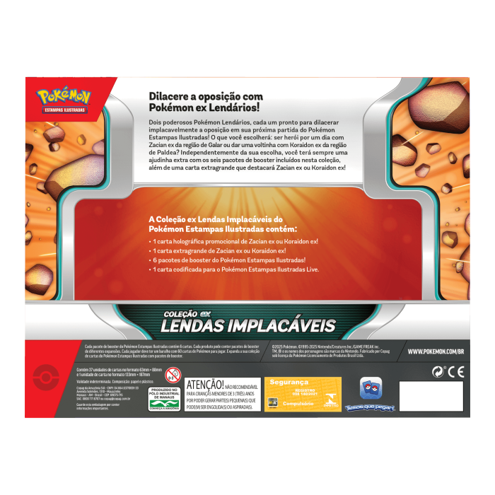 (PT-BR) Pokémon Box Coleção ex Lendas Implacáveis Koraidon - Imagem 3