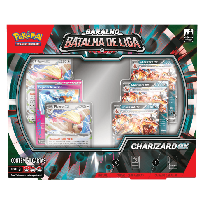 (PT-BR) Pokémon Baralho Batalha de Liga Charizard ex - Imagem 2