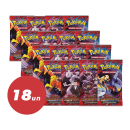 (PT-BR) Kit 18 Boosters Rivais Predestinados Pokémon