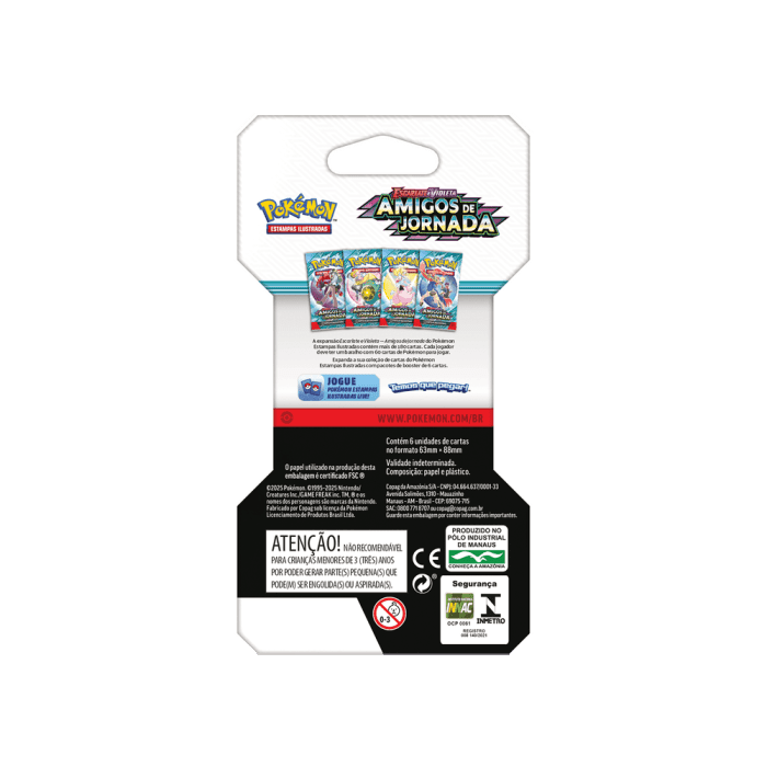 (PT-BR) Pokémon Blister Unitário Booster Amigos de Jornada - Imagem 5