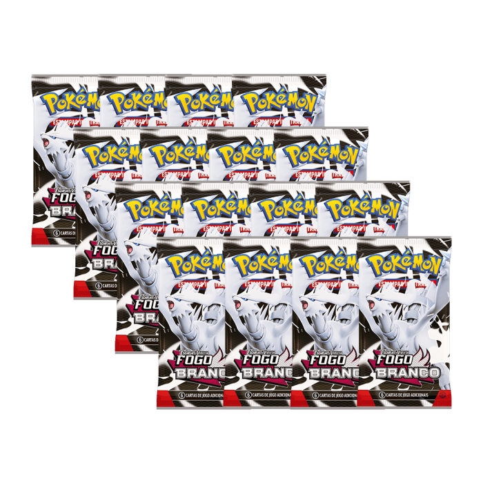 (PT-BR) Kit 18 Boosters Pokémon Fogo Branco - Imagem 2