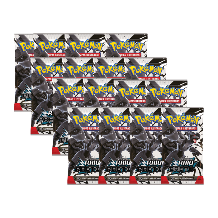 (PT-BR) Kit 18 Boosters Pokémon Raio Preto (Pré-venda) - Imagem 2